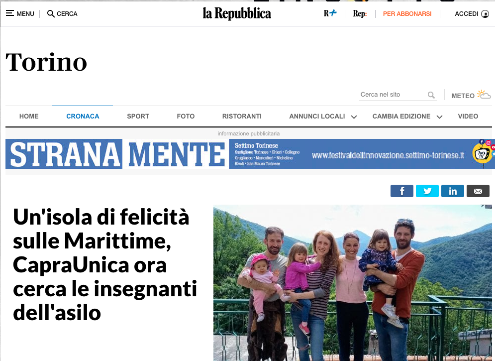 Articolo Repubblica